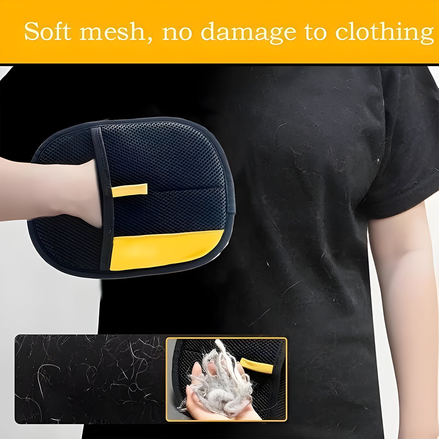 2-in-1 Grooming & Deshedding Glove for Pets