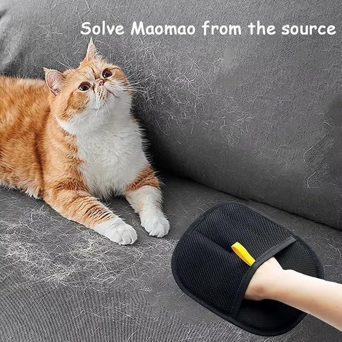 2-in-1 Grooming & Deshedding Glove for Pets